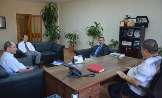 Tekirdağ Vergi Dairesi Başkanı Coşkuner`den Çorlu Tso Başkanı Sülün`e Ziyaret