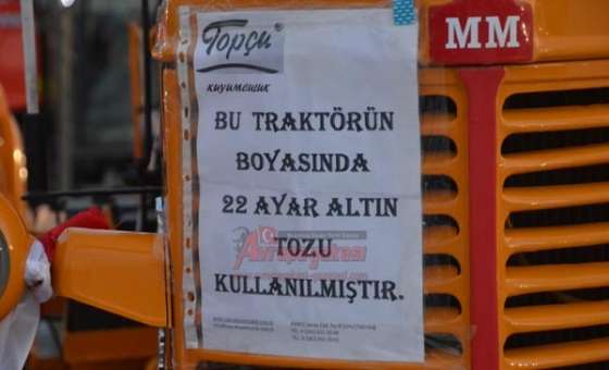 22 Ayar Altından Traktör 