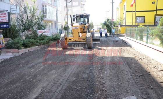 Çorlu`da Asfaltlama Çalışmaları Devam Ediyor