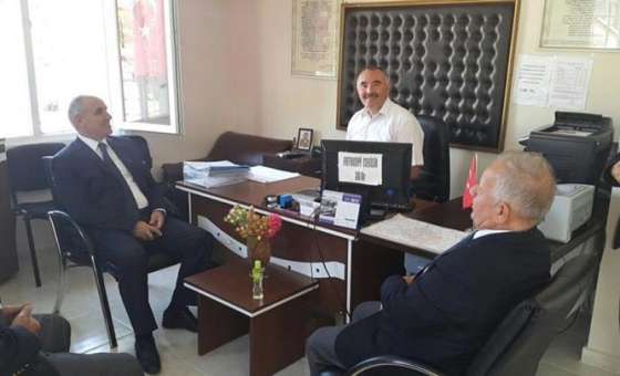 Kaymakam Kılıç`tan Muhtar Elçi`ye Ziyaret