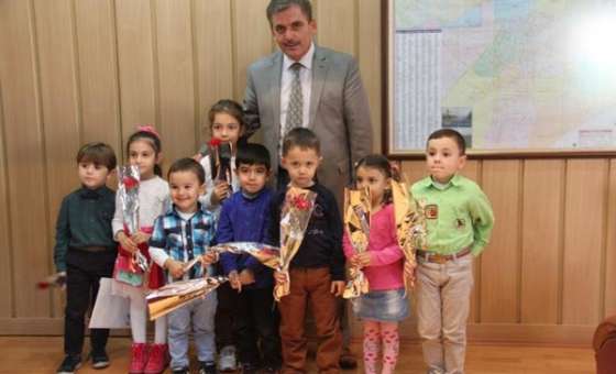 Yıldız Kur`an Kursu Öğrencilerinden Müftü Gülmek`e Ziyaret