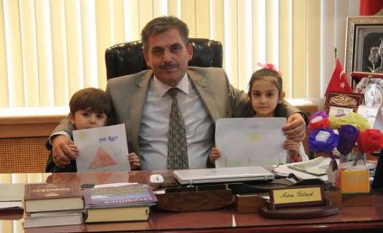 Yıldız Kur`an Kursu Öğrencilerinden Müftü Gülmek`e Ziyaret