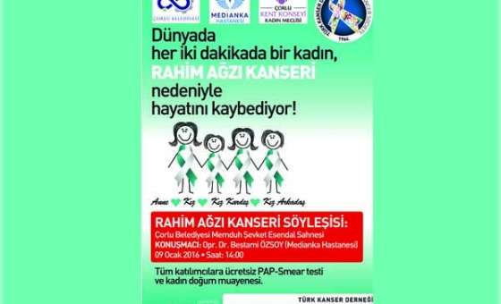 Kent Konseyi Kadın Meclisinden Rahim Ağzı Kanseri Konulu Söyleşi