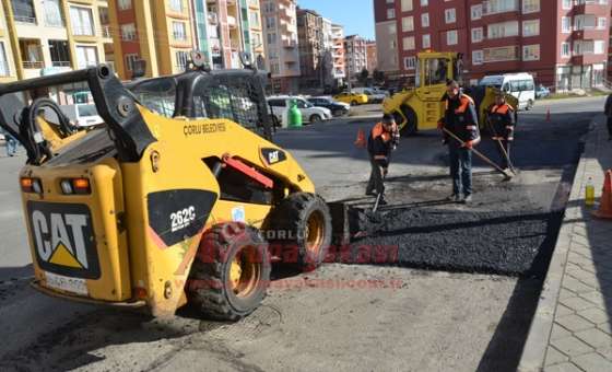 Çorlu Belediyesi'nden Asfaltlama Çalışması 