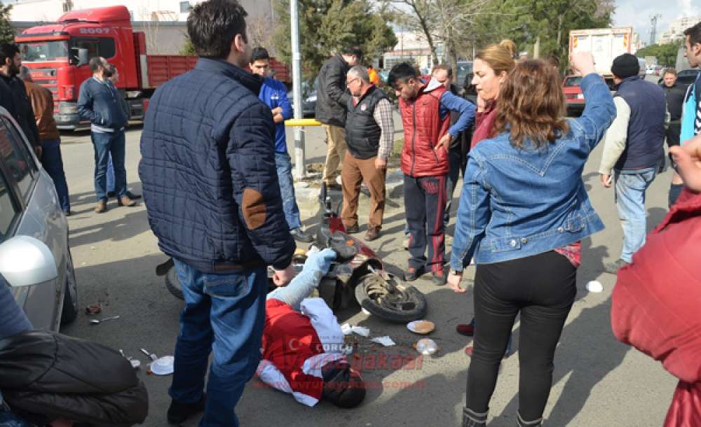Çorlu'da Kaza: 1 Yaralı