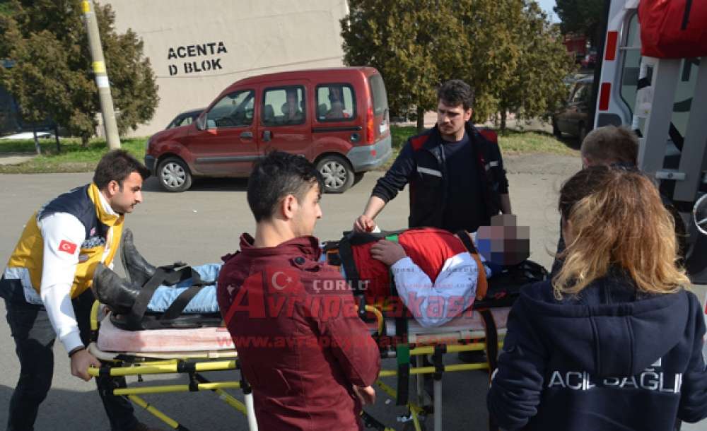 Çorlu'da Kaza: 1 Yaralı
