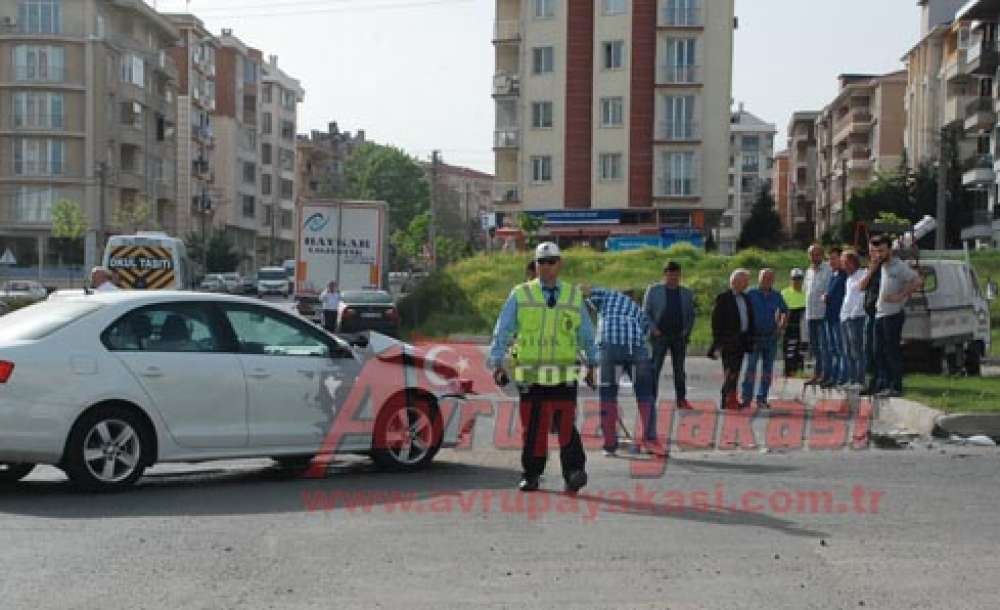 Çorlu`da Kaza 1 Yaralı