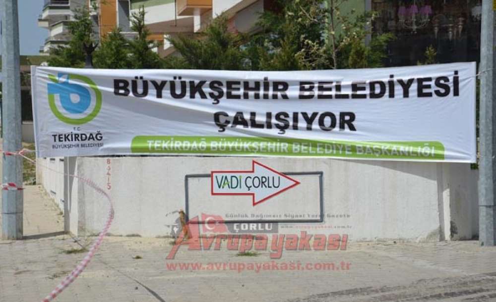 Tekirdağ Büyükşehir Belediyesi'nden Çorlu'ya Asfalt