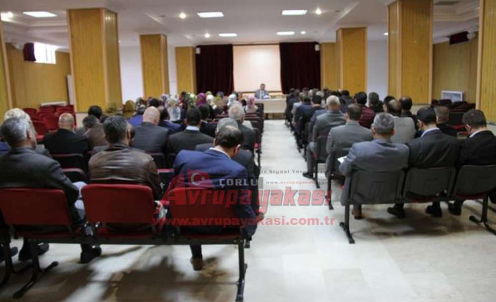 Çorlu Müftülüğü Nisan Ayı Mutat Toplantısını Gerçekleştirdi   