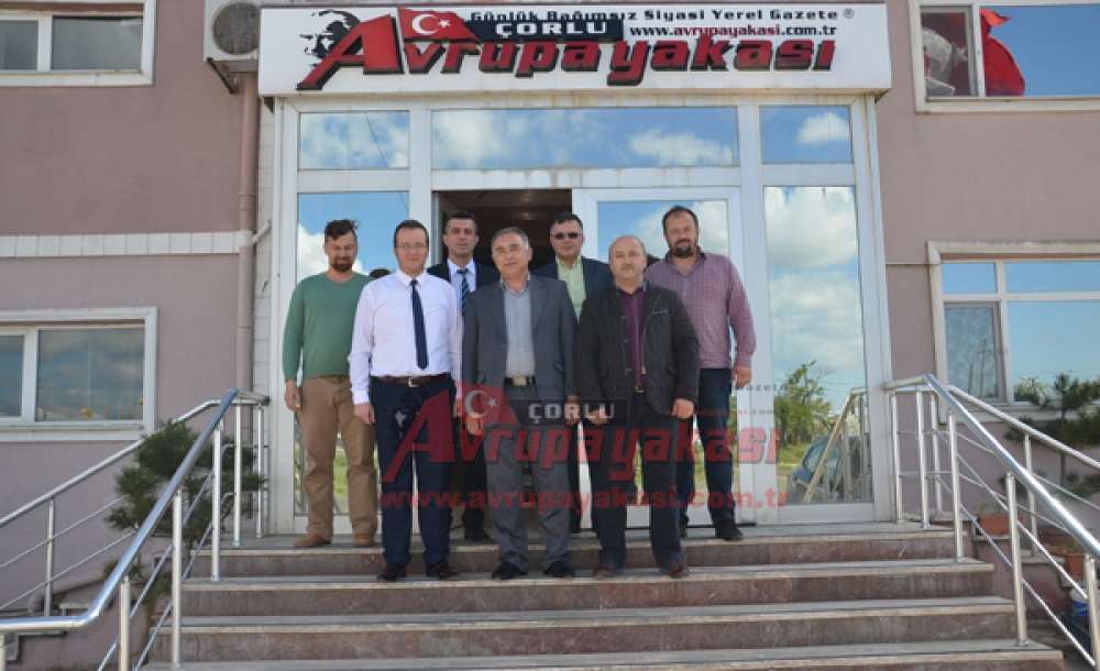 Trakya Giresunlular Derneği'nden Avrupa Yakası Gazetesi'ne Ziyaret