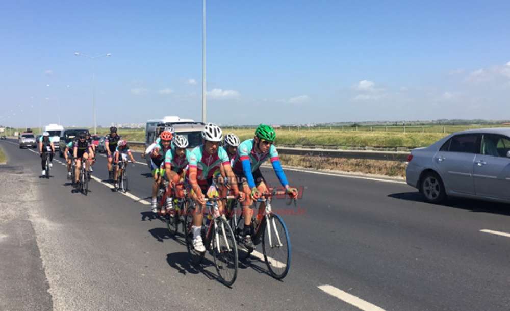 Pembe Pedallar Çorlu'dan Geçti