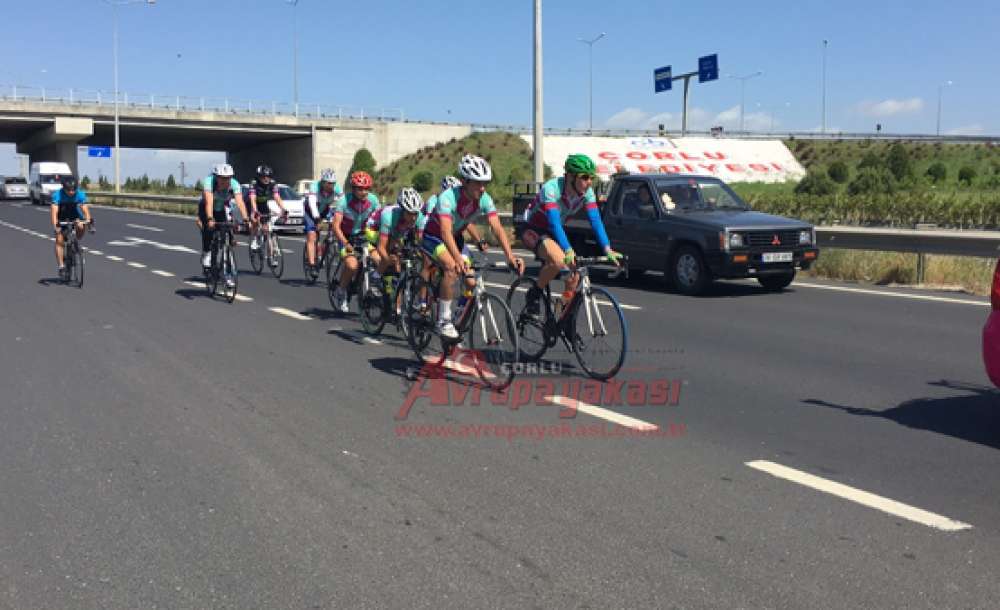 Pembe Pedallar Çorlu'dan Geçti