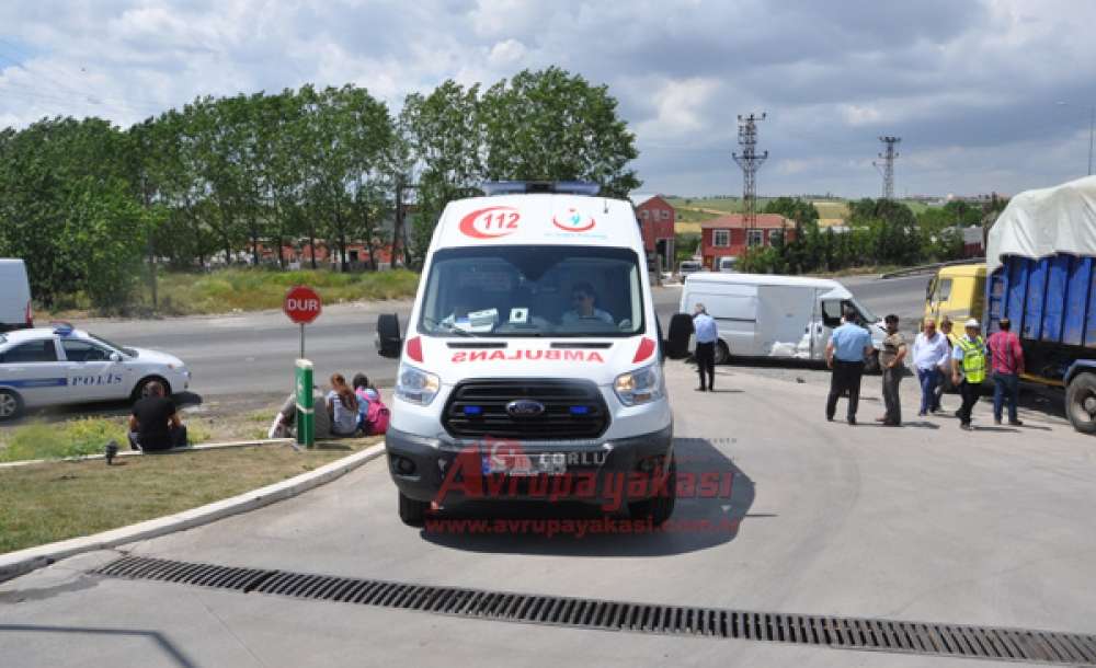 Ergene`de Zincirleme Kaza 2 Yaralı