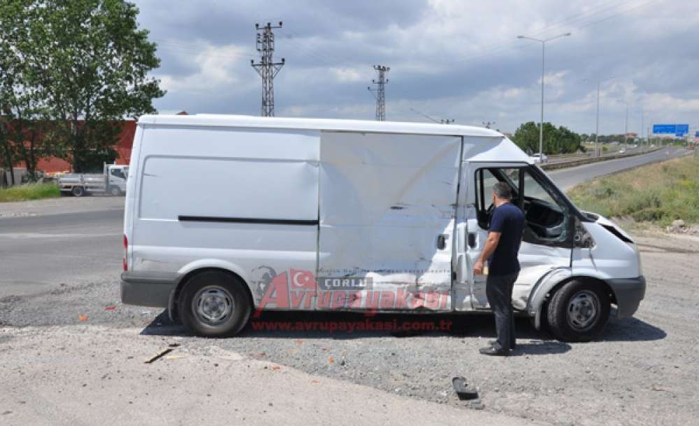 Ergene`de Zincirleme Kaza 2 Yaralı