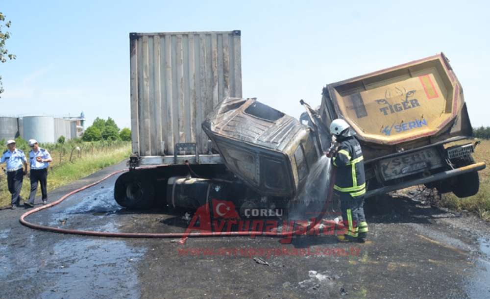 Çorlu'da Feci Kaza: 1 Ölü 1 Yaralı 