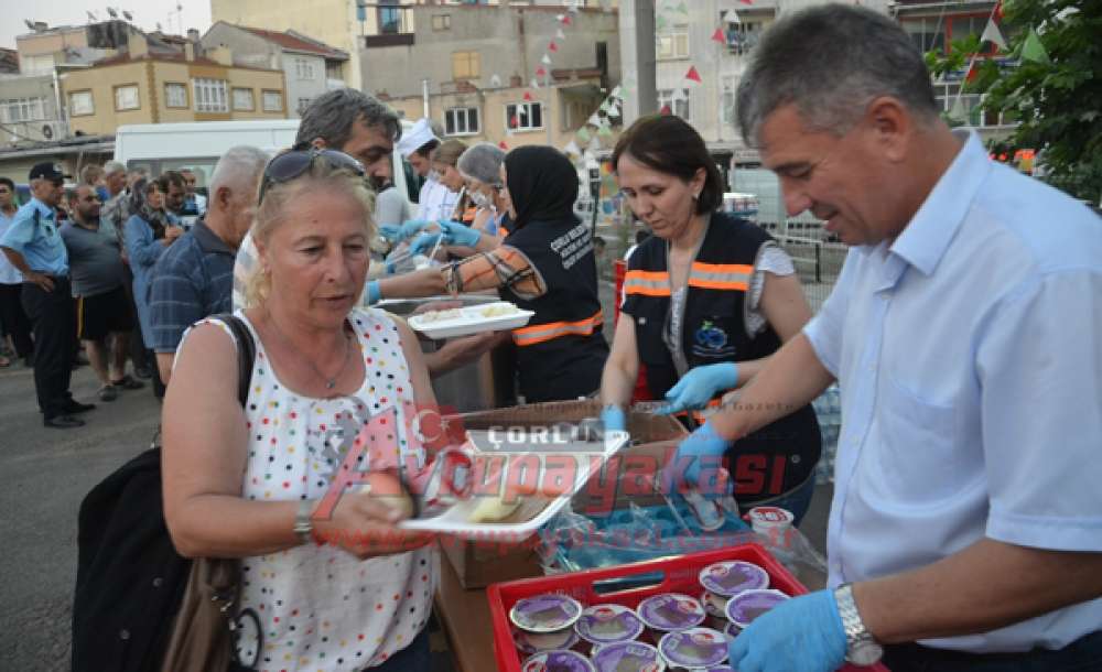 Chp Çorlu İlçe Başkanlığı'ndan İftar