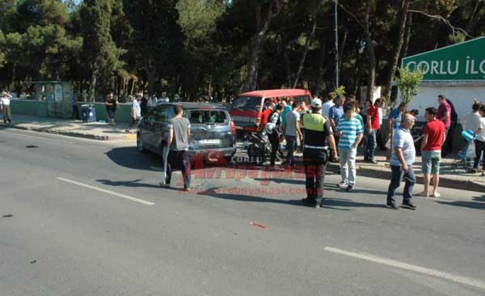 Çorlu'da Kaza 1 Yaralı