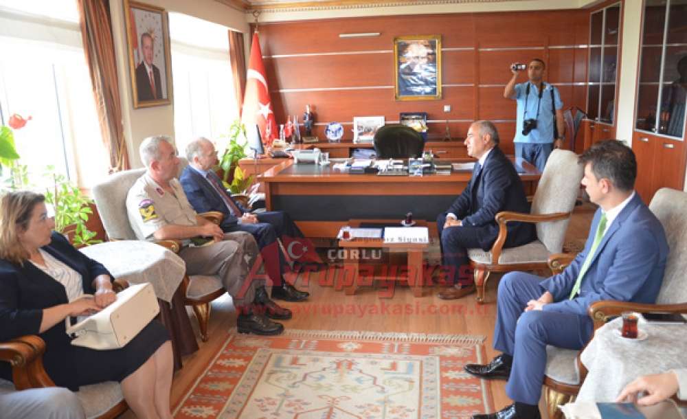 Kaymakam Kılıç'tan Vali Ceylan'a Çorlu Brifingi