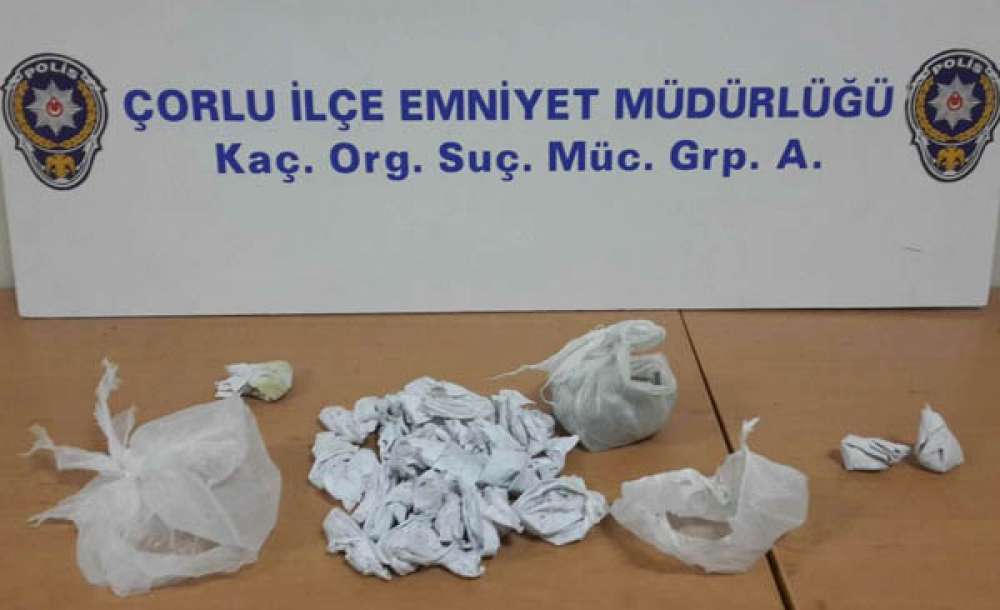 Çorlu'da Uyuşturucu Ele Geçirildi