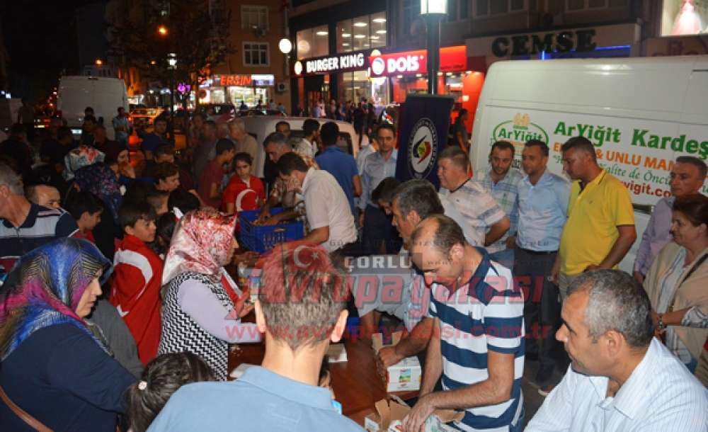 Çorlu Tso'dan Demokrasi Nöbetine Destek