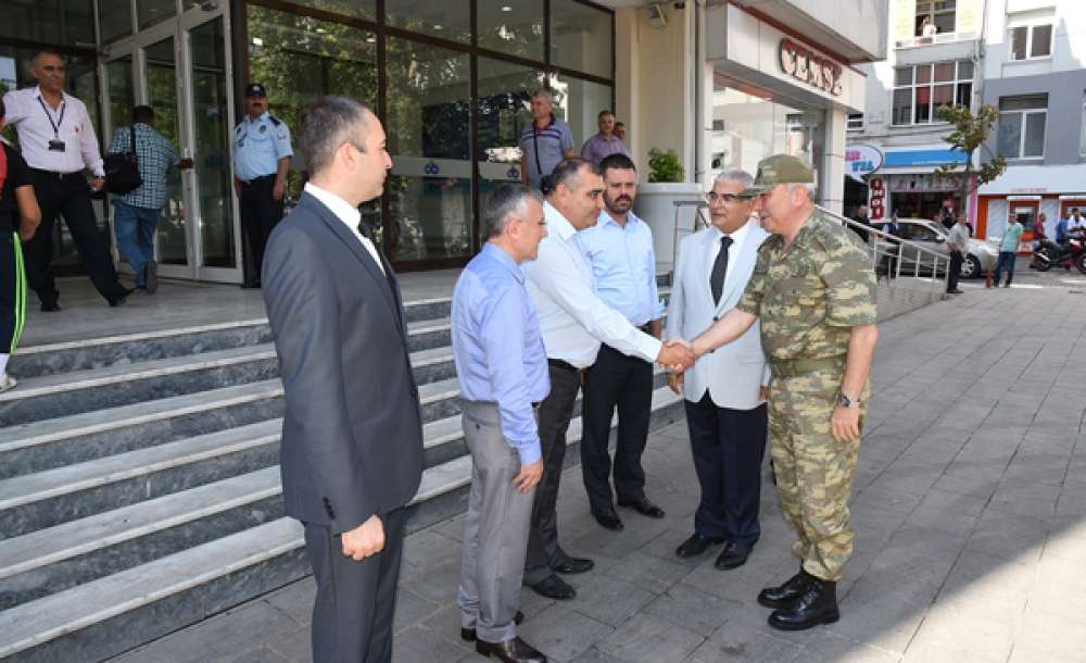 5. Kolordu Komutanı Alparslan'dan Başkan Baysan'a Ziyaret