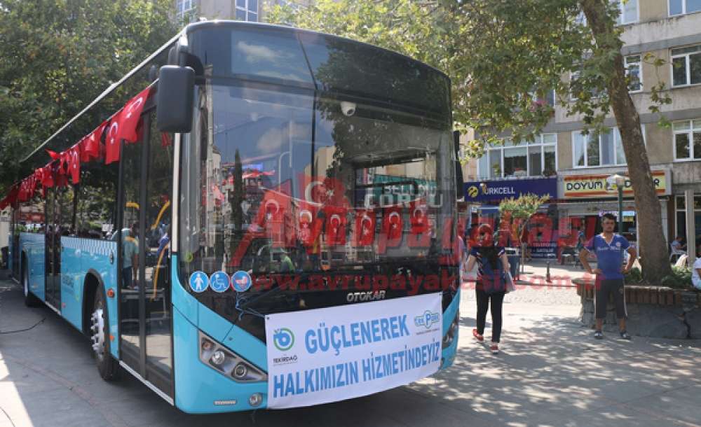 Çorlu'ya 5 Yeni Otobüs