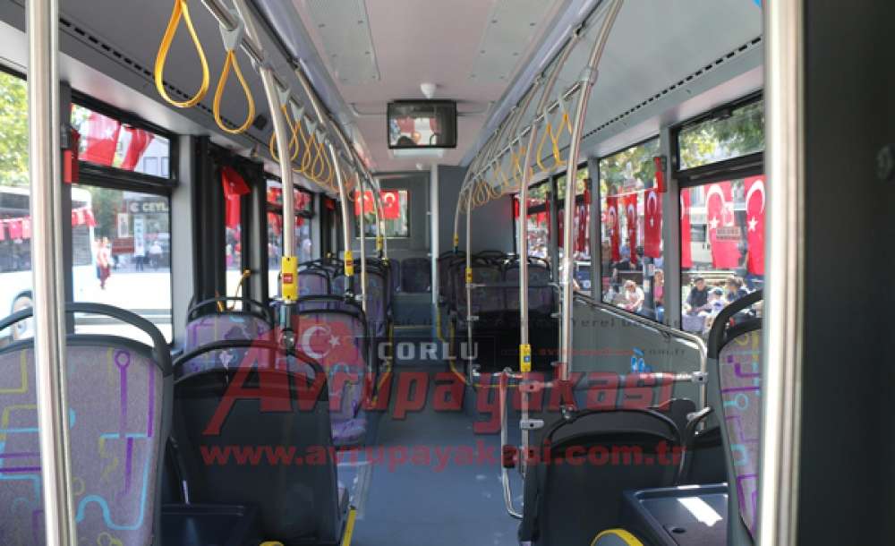 Çorlu'ya 5 Yeni Otobüs
