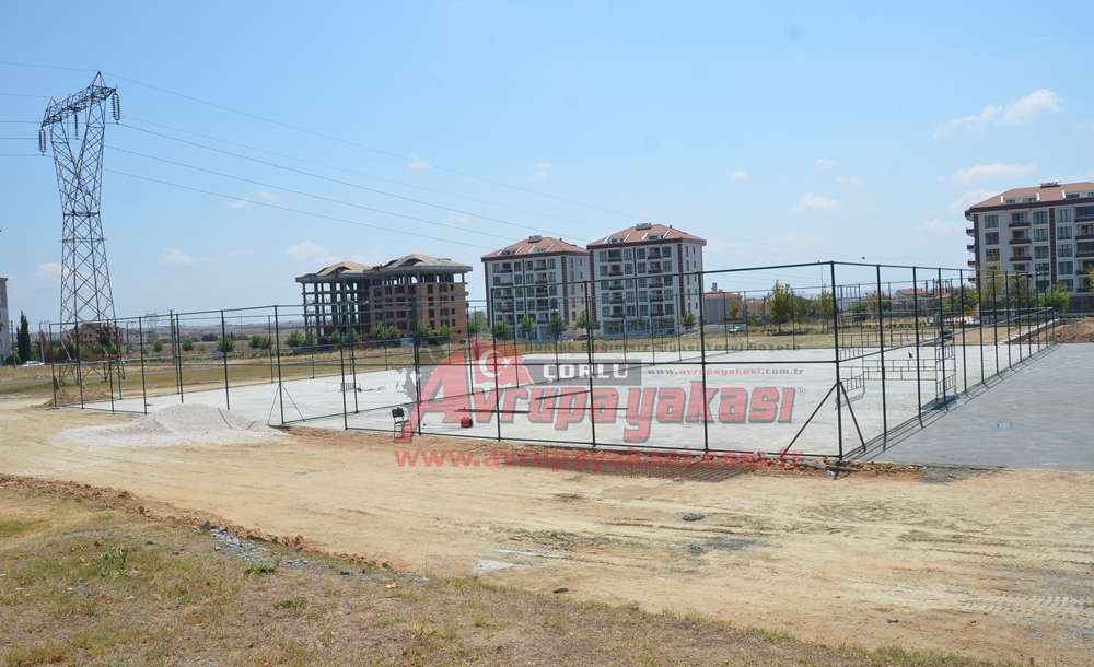 Tenis Kompleksi İnşaat Çalışmaları Sürüyor