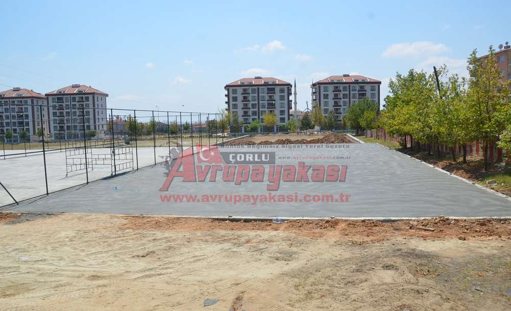 Tenis Kompleksi İnşaat Çalışmaları Sürüyor