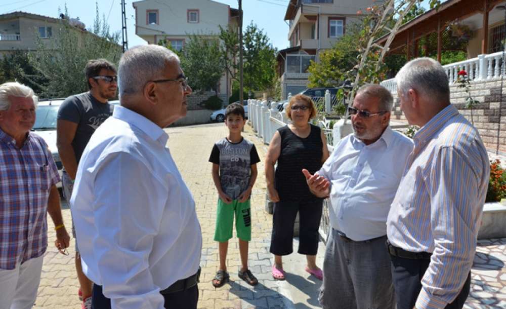 Çorlu'da Kilitli Parke Taşı Çalışmaları Sürüyor
