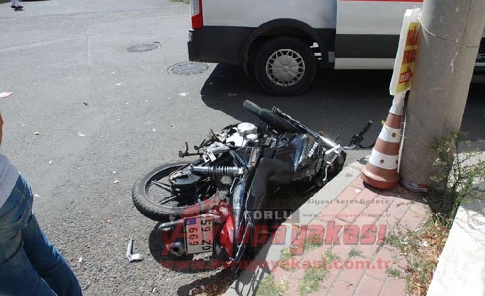 Motosiklet Kazası 1 Yaralı