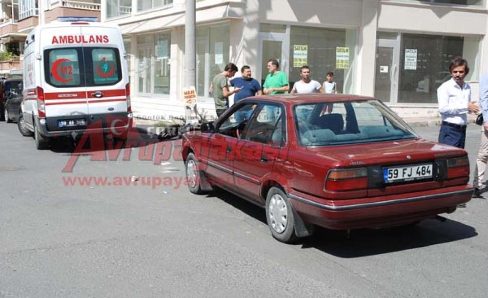 Motosiklet Kazası 1 Yaralı