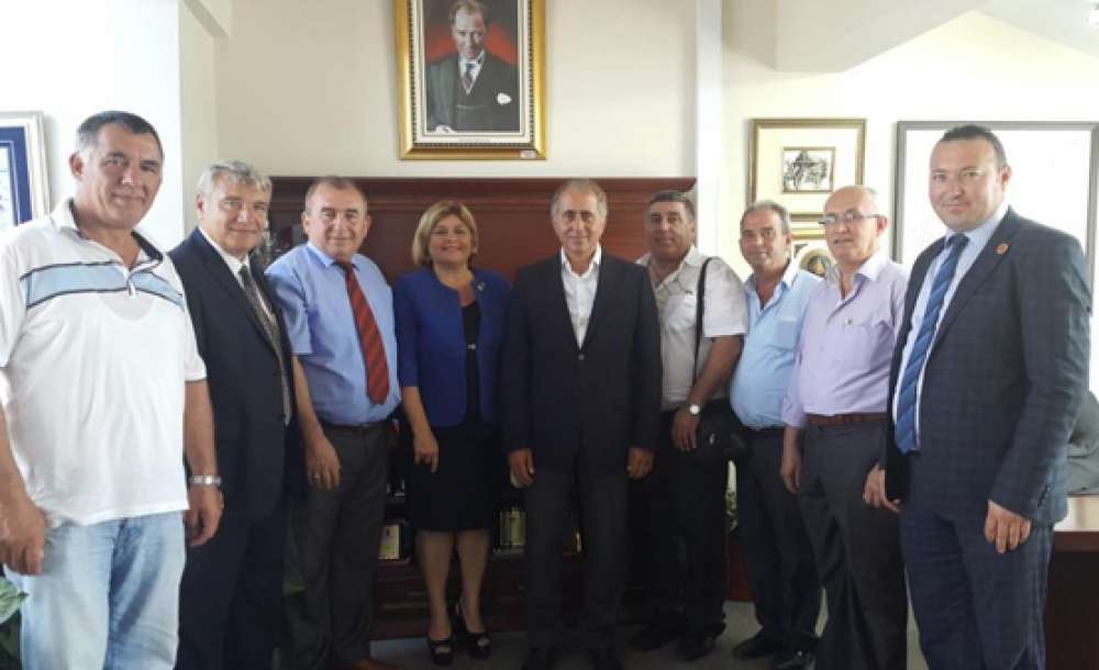 Çorlulu Muhtarlardan Prof. Dr. Tamer Dodurka'ya Ziyaret