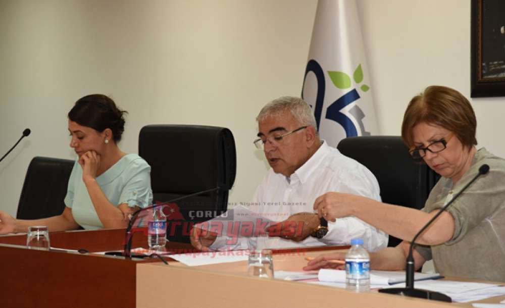 Çorlu Belediyesi'nin Meclis Toplantısı Yapıldı   