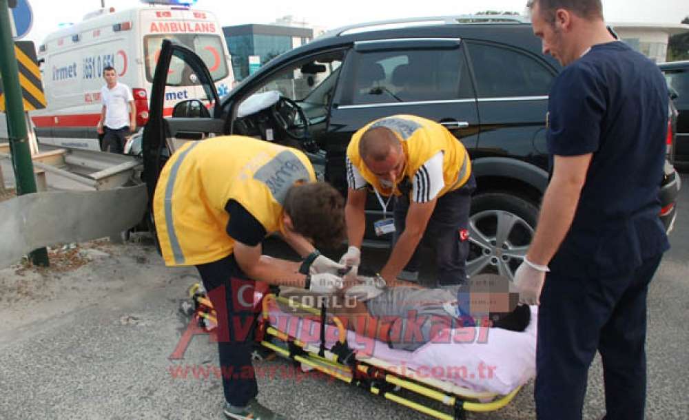 Çorlu'da Kaza 1 Yaralı