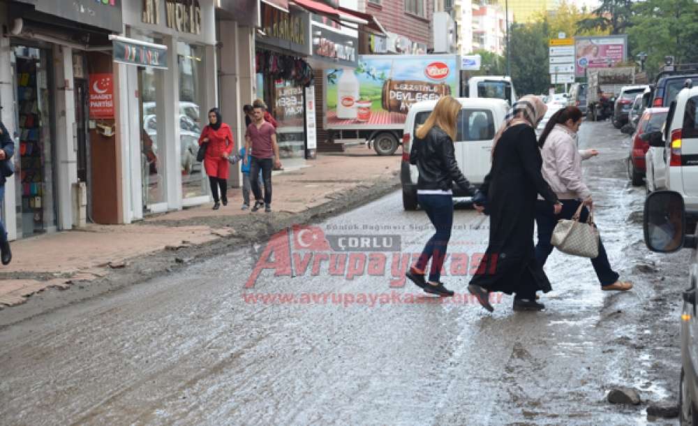 Çorlu Çamur Altında Kaldı