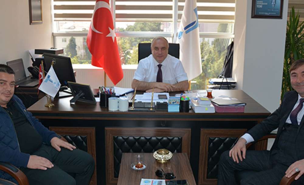 Teski Çorlu Müdürü Küçüker'den Genel Müdür Başa'ya Ziyaret