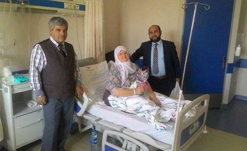 Çorlu'daki Din Görevlilerinden Hastane Ziyareti