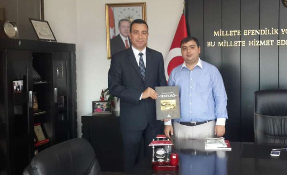Nkü Çorlu Myo Müdürü Gümüş'ten Kaymakam Kızıltoprak'a Ziyaret