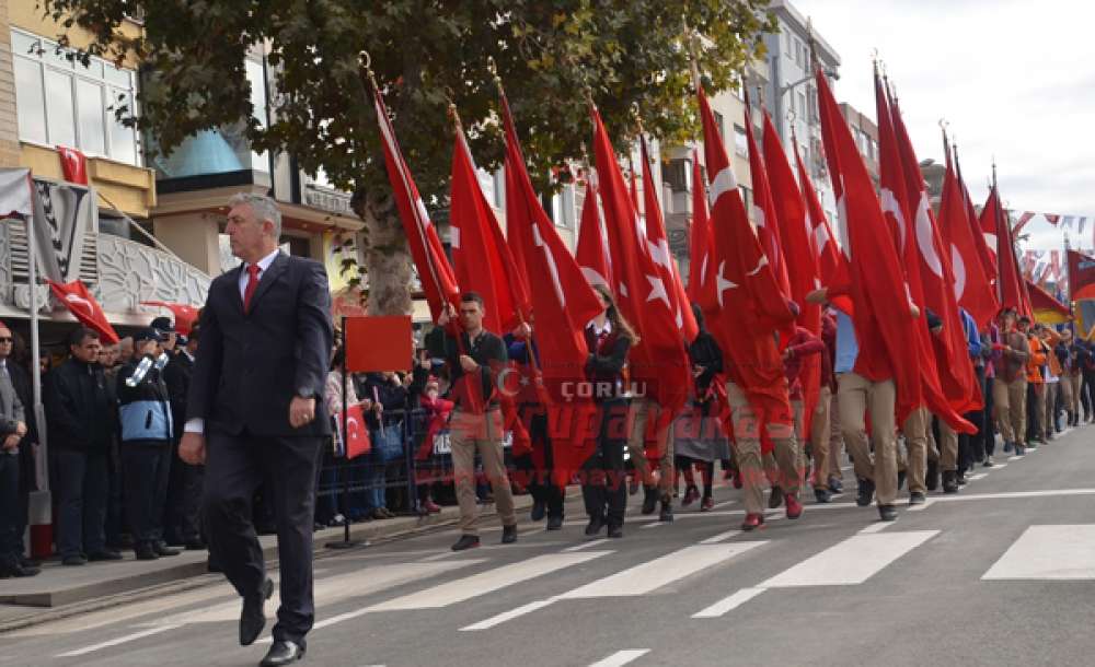 Çorlu'da 29 Ekim Coşkusu