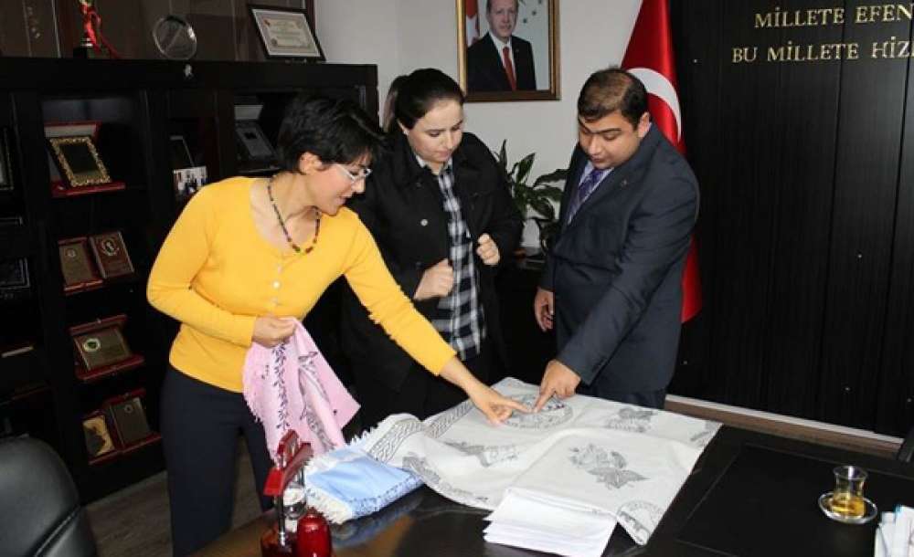 Sulusaray Kaymakamı Demir'den Kaymakam Kızıltoprak'a Ziyaret