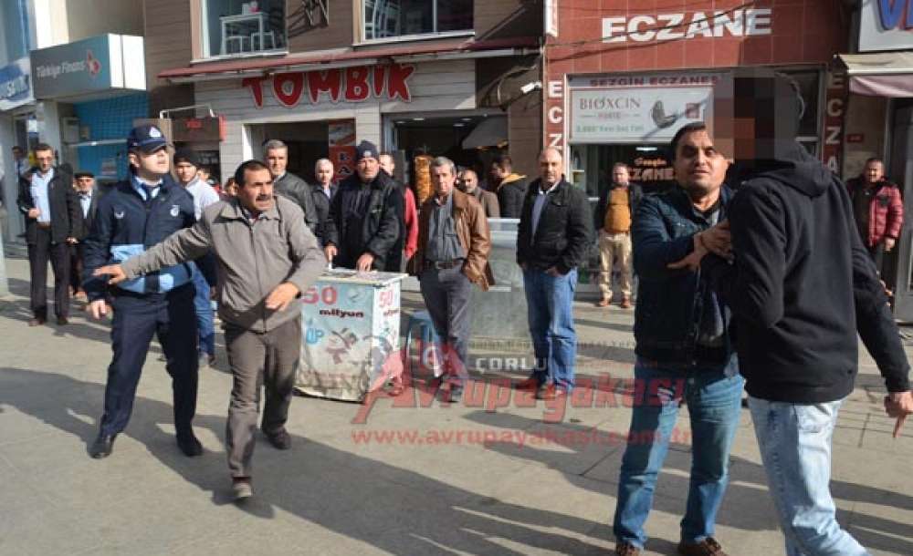 Görev Yapan Zabıtaya Saldırdı