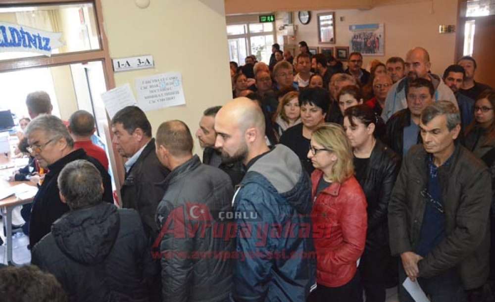 Çorlu'daki Bulgaristan Vatandaşları Sandık Başına Gitti