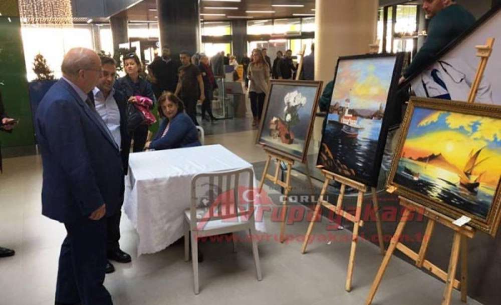 Başkan Albayrak Ressam Yıldırım'ın Sergisini Ziyaret Etti