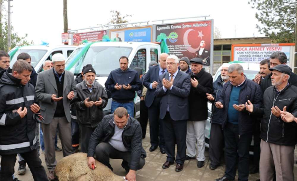 Ergene'ye Kazandırılan Araçların Tanıtımı Yapıldı