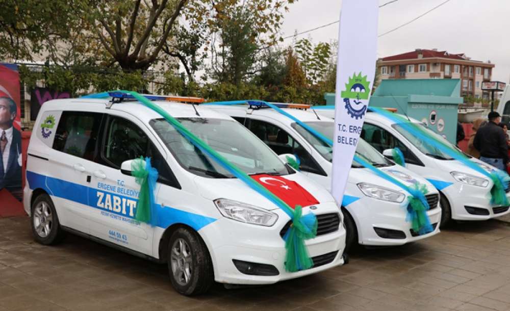 Ergene'ye Kazandırılan Araçların Tanıtımı Yapıldı