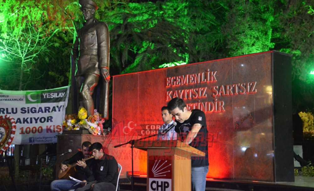 Chp'li Gençlerden Atatürk'e Saygı Nöbeti