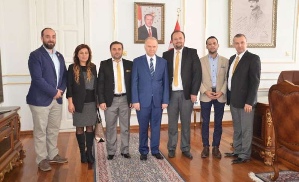 Çorlu Gazeteciler Derneği'nden Vali Ceylan'a Ziyaret