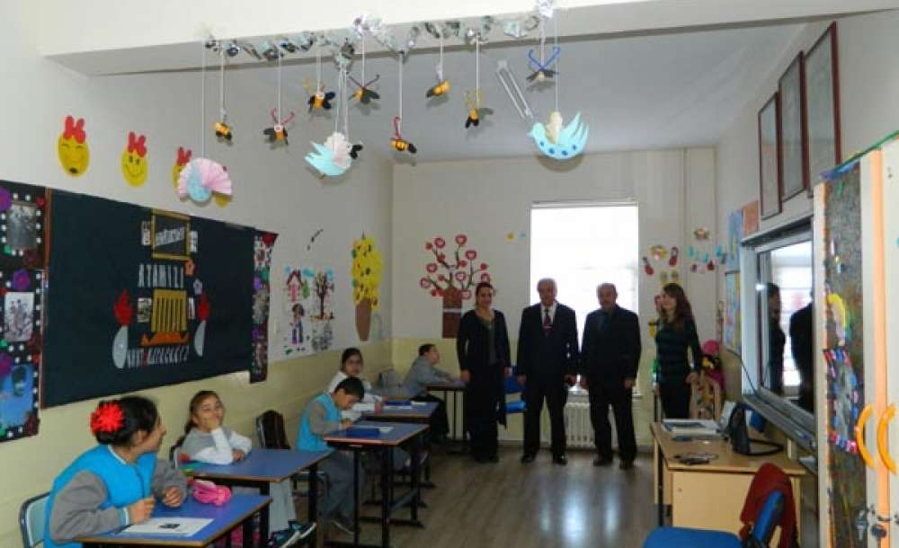 Müdür Güçlü'den Gazi İlkokulu'na Ziyaret