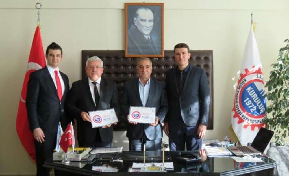 Çorlu Yeni Sanayi Sitesi'nden 45.  Yıl Pulu